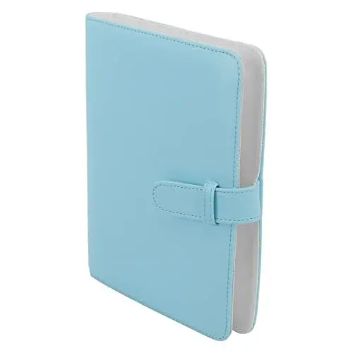 Produktbild: Fotoalbum mit 256 Taschen, Leichtes 3-Zoll-PU-Leder-Sammelbuch, 256 Taschen, Wasserdichtes Fotoalbum für Bahnticket-Visitenkarten (Blue)