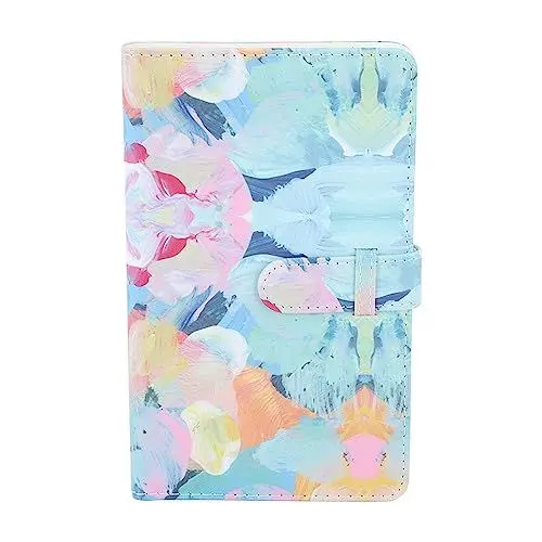 Produktbild: Fotoalbum mit 96 Taschen, 1 X 3 3-Zoll-Sofortbildkamera-Fotoalbum, Multifunktions-Kartensammelalbum mit Schlossdesign, Zum Speichern und Anzeigen von Fotos, Kreditkarten und