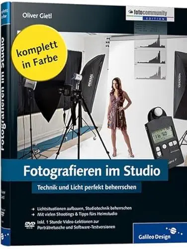 Produktbild: Fotografieren im Studio: Technik und Licht perfekt beherrschen