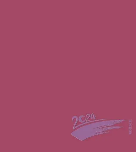 Produktbild: Foto-Malen-Basteln Bastelkalender bordeaux 2024: Fotokalender zum Selbstgestalten. Do-it-yourself Kalender mit festem Fotokarton. Edle Folienprägung. Format: 21,5 x 24 cm