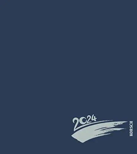 Produktbild: Foto-Malen-Basteln Bastelkalender dunkelblau 2024: Fotokalender zum Selbstgestalten. Do-it-yourself Kalender mit festem Fotokarton. Edle Folienprägung. Format: 21,5 x 24 cm