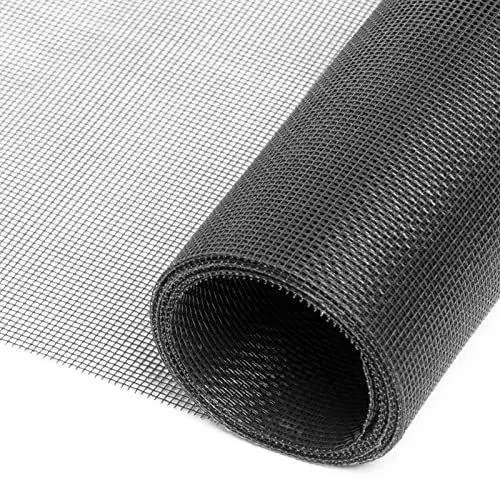Produktbild: fowong Upgrades Fliegengitter Fenster mit 10x Reißfestigkeit Material, 252x122cm, Extra Stabilität, Katzenkratzfest Fliegennetz Ersatz für Fliegengitter Balkontür Wohnwagen,5 Jahren Garantie,Grau