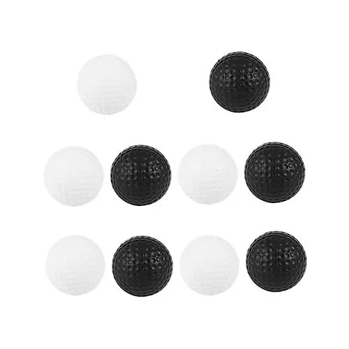 Produktbild: FOYTOKI 10 Stück Golf Trainingsball Indoor Ball Übungsbälle Pu Ball