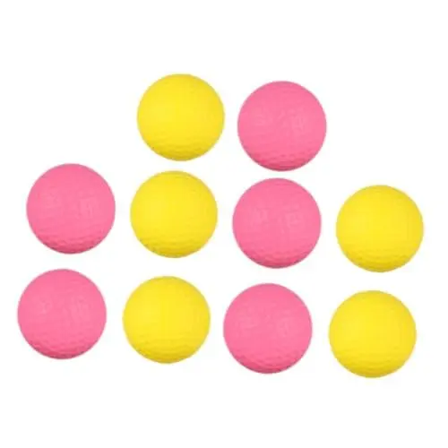 Produktbild: FOYTOKI 10 Stück Golfbälle Indoor Trainingsball Übungsball Pu Ball Indoor Ball