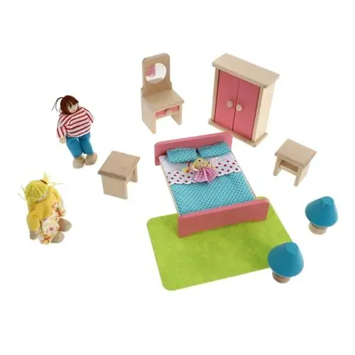 Produktbild: FOYTOKI 1 Set Spielhaus Spielzeug Spielhaus Requisite Pädagogisches Spielzeug Pädagogisches Spielzeug Kinderspielzeug Holzspielzeug Schlafzimmermodell Spielhaus Spielzeug
