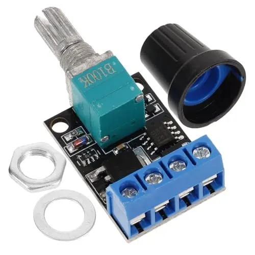 Produktbild: FOYTOKI Regelung der Motorleistung 5 V-16 V DC-Drehzahlregler PWM-Regler zur Steuerung des -Dimmmotors