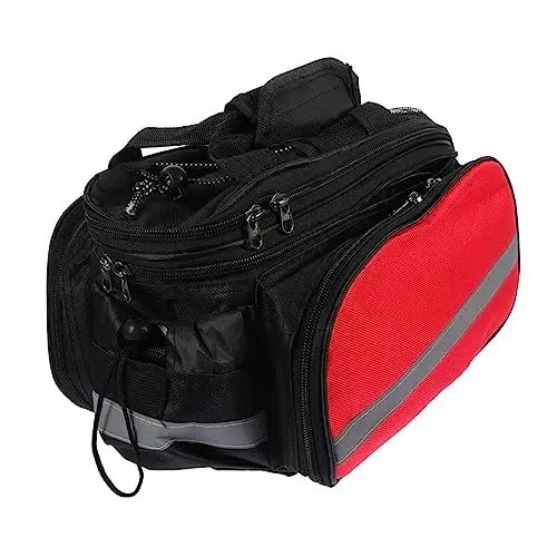 Produktbild: FOYTOKI Fahrrad Heckträger Rücksitztasche Fahrradtaschen Fahrrad Heckträger Tasche Fahrrad Hinterrad Gepäckträger Tasche Fahrrad Hinterrad Gepäckträger Fahrradtasche wasserdichte