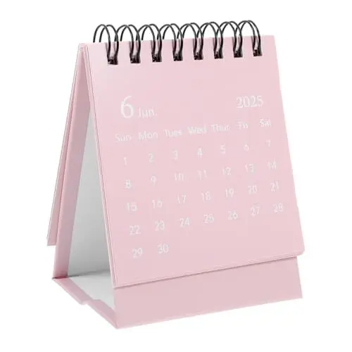 Produktbild: FOYTOKI Tischkalender 2024–2025 Einfaches Und Praktisches Bürozubehör Modischer Dekorativer Kalender