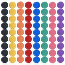 Produktbild: FPMYB 80 Stück Magnete Stark, Magnete für Magnettafel, Kühlschrank, Magnete Klein Bunt, Kühlschrankmagnete für Whiteboard, Pinnwand, Klassenzimmer, Büro, Foto(8 Farben)