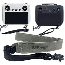Produktbild: FPVtosky Lanyard für DJI RC/RC 2 / RC Pro/RC Plus Controller, DJI Mini 3 Pro/Mini 4 Pro RC Gurt RC Neck Strap, Leather Lanyard Kompatibel mit Mavic 3/Mini 3 Pro/Mini 4 Pro Remote Controller Zubehör