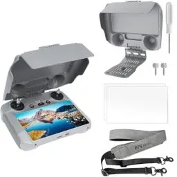 Produktbild: FPVtosky RC 2 Controller More Protector Kit für DJI Mini 4 Pro Zubehör, Kit beinhaltet RC 2 Sun Hood Cover, RC 2 Lanyard, RC 2 Screen Protection x 2, DJI RC 2 Zubehör, DJI Air 3 Zubehör…