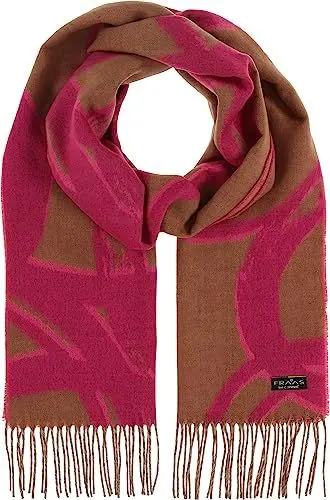 Produktbild: FRAAS Cashmink Schal 35 x 200 cm - Weicher als Kaschmir - Made in Germany - Schal mit Kreisen für Damen und Herren - Perfekt für Herbst und Winter Diva Pink
