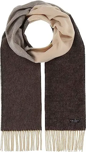 Produktbild: FRAAS Damen-Schal Blockkaro aus reinem Cashmink - 34 x 200 cm - Feiner als Cashmere - Perfekt für Herbst und Winter - Sustainability Edition - Made in Germany After Dark