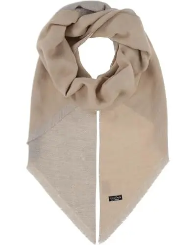 Produktbild: FRAAS Damen-Schal aus Cashmink mit Bias Cut - 46 x 200 cm - Feiner als Cashmere - Perfekt für Herbst und Winter - Sustainability Edition - Made in Germany Marzipan