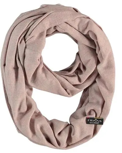 Produktbild: FRAAS Damen Loop-Schal einfarbig aus Cashmink - Made in Germany - wärmender Rund-Schal - Schlauch-Schal weicher als Kaschmir - perfekt für die Übergangszeit Old Rose