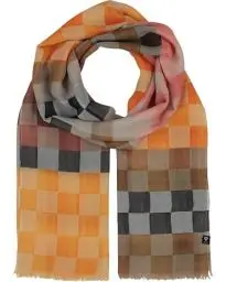 Produktbild: FRAAS Plaid Stola - 70 x 180 cm - leichter Schal mit Karomuster - Sustainability Edition Pineapple