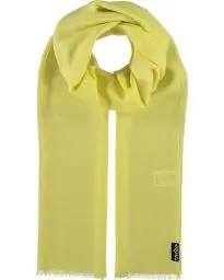 Produktbild: FRAAS Woll-Schal für Damen & Herren - Maße 70 x 190 cm - Damen Schal in vielen verschiedenen Farben - Perfekt für Frühling & Sommer Lemon