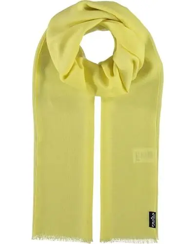 Produktbild: FRAAS Woll-Schal für Damen & Herren - Maße 70 x 190 cm - Damen Schal in vielen verschiedenen Farben - Perfekt für Frühling & Sommer Lemon