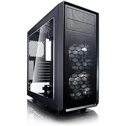 Produktbild: Fractal Design Focus G Black Window, PC Gehäuse (Midi Tower mit seitlichem Fenster) Case Modding für (High End) Gaming PC, schwarz