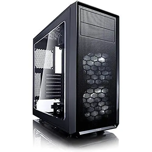 Produktbild: Fractal Design Focus G Black Window, PC Gehäuse (Midi Tower mit seitlichem Fenster) Case Modding für (High End) Gaming PC, schwarz