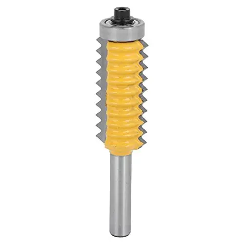 Produktbild: FTVOGUE Holzbearbeitungsfräser, Gerader Schnitt, 8 mm Schaft, 2 Fluten, Hartmetall, Vielzahn-Zapfenmesser 8X41