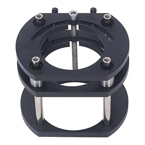 Produktbild: Fräser Lift, Frästisch Lift für Oberfräsen Fräser Hebebühne Basis 4-Klemm Frästisch Hebesystem Oberfräserheber, für 64-66-mm Planfräsvorrichtung