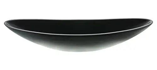 Produktbild: FRANK FLECHTWAREN Dekoschale, Modernes Design, Pflanzschale Schale Modern 63 x 12 x 14 cm schwarzer Kunststoff, Blickfang,