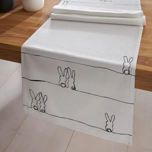 Produktbild: FRANK FLECHTWAREN Tischläufer Line-Art