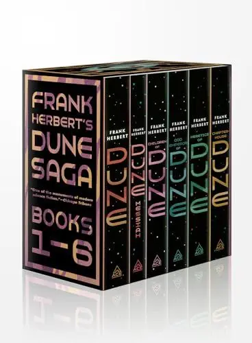 Produktbild: Frank Herbert's Dune Saga 6-Book Boxed Set: Dune, Dune Messiah, Children of Dune, God Emperor of Dune, Heretics of Dune, and Chapterhouse: Dune (Dune, 1-6)