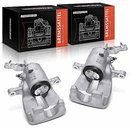 Produktbild: Frankberg 2x Bremssattel Bremszange Hinten Links Rechts Aluminium Kompatibel mit Golf V Golf VI A3 TT Altea Toledo III O.c.t.a.v.i.a II T.o.u.r.a.n Superb II Replace# 1K0615423