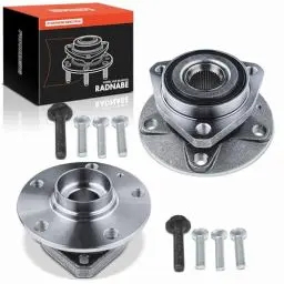 Produktbild: Frankberg 2x Radlager Radlagersatz Vorne Links Rechts Flansch-Rad ⌀136,5 Mit ABS Magnetring Kompatibel mit Golf VI 5K1 Golf Plus 521 5M1 A3 Sportback 8VA 8VF Replace# 8V0598625