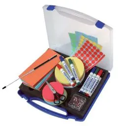 Produktbild: FRANKEN Moderationskoffer MINI, Moderatorenkoffer mit Inhalt, über 1.100 Teile, Kunststoff, UMKM