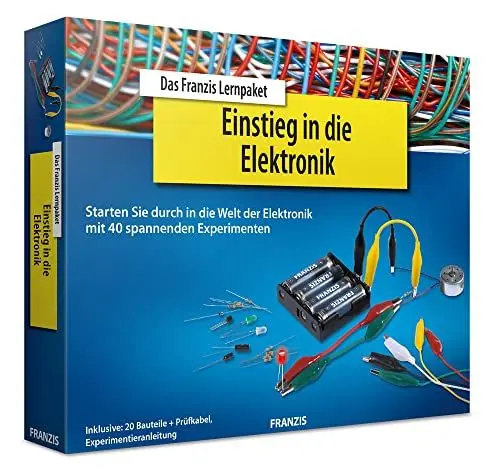 Produktbild: FRANZIS 65196 - Lernpaket Einstieg in die Elektronik - Spielend leicht Elektronik verstehen - empfohlen ab 14 Jahren