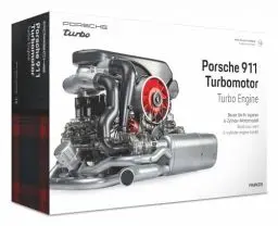 Produktbild: FRANZIS 67250 - Porsche 911 Turbomotor, originalgetreuer Motorbausatz im Maßstab 1:3, inkl. Soundmodul, Anleitung und 90-seitigem Begleitbuch: Bauen Sie Ihr eigenes 6-Zylinder-Motormodell