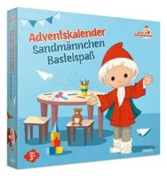 Produktbild: FRANZIS 67360 - Sandmännchen Adventskalender Bastelspaß, 24 Bastelprojekte und Vorlesegeschichten bis Weihnachten, für Kinder ab 3 Jahren