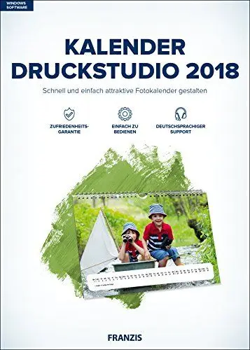Produktbild: FRANZIS Kalender Druckstudio (2018) Software