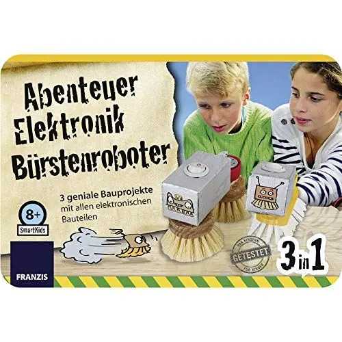 Produktbild: Franzis 65239 Bausatz Smartkids-Bürstenroboter 3-in-1