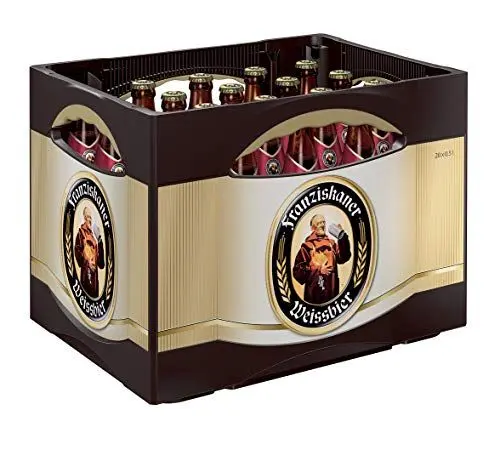 Produktbild: Franziskaner Weissbier, dunkel, MEHRWEG (20 x 0,5 l)