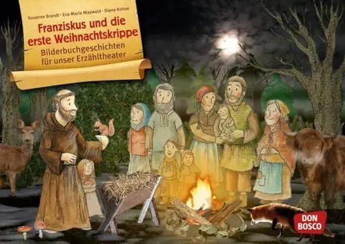 Produktbild: Franziskus und die erste Weihnachtskrippe. Kamishibai Bildkartenset.: Entdecken - Erzählen - Begreifen: Vorbilder und Heilige. (Bilderbuchgeschichten für unser Erzähltheater)