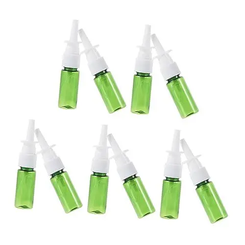 Produktbild: FRCOLOR 10st 15 Ml Direktsprühflasche Pumpflaschen Flasche Mit Nasenspülung Nasenspray Leere Flaschen Parfum Reise Nachfüllbar Bußgeld Direkte Reisen Selbstgemacht Flasche Drücken Pp