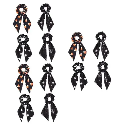Produktbild: FRCOLOR 3er-sets Elastische Haarseile Halloween-haarschmuck Damen-haargummis Band Pferdeschwanzhalter Für Mädchen 4 Stück * 3