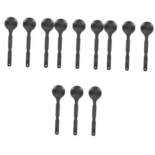 Produktbild: FRCOLOR 12 Stk Schallwand für Sehtests blick Augenokkluder Optometrie-Testgeräte Paddel-Augenverschluss Brillenverschluss praktische Sichtschutzhüllen Sehtest-Tool Plastik Black