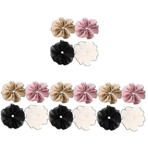 Produktbild: FRCOLOR 16 Stk Haarring haarschmuck Haarbänder Damen Schal elastisches Haargummi Haarschal elastisches Haarband Stretch-Haargummis Mädchen Haartuch Dafa-Kreis Stirnband Fräulein Haarseil