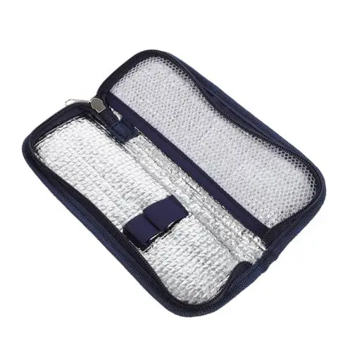 Produktbild: FRCOLOR 1Stk Insulinpackung Insulin Kühlbox tasche diabetische Medikamente Diabetiker-Kühlkoffer blutzuckermessgerät Halter für Insulinkühler tragbare Tasche Kalt bleiben Liner