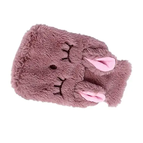 Produktbild: FRCOLOR 1Stk Warmwasserbeutel Abnehmbarer Handwärmer mit Cartoon-Kaninchenfellbezug Plüschhasen-Handwärmer heiße Flaschentasche Pullover mit Wärmflasche wärmeflasche Plüsch Handwärmer