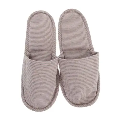 Produktbild: FRCOLOR 1 Paar Faltbare Hausschuhe Fleece-hausschuhe Warmer Hausschuh Slipper Hausschuhe Mit Geschmeidiger Sohle Hotel Pantoffel Spa Dianzhu-baumwolle·· Wildledersohle Flugzeug Weiß Reisen
