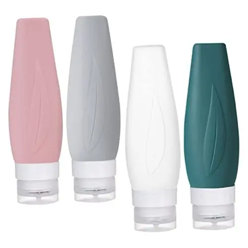 Produktbild: FRCOLOR 1 Satz Flasche aus Kieselgel Reiselotion kosmetische Unterflaschen Reiseflaschen Squeeze-Flaschen Shampoo Flexible Silikonflaschen Lotionsspender aus Silikon Füllung leere Flasche