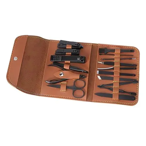 Produktbild: FRCOLOR 1 Satz Nagelscheren-Set Werkzeuge zur Fingernagelpflege Tragbare Nagelpinzette nagelschere fussnägel fingernagelschere Nagelknipser Werkzeug zur Nagelpflege Rostfreier Stahl