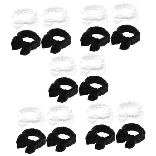 Produktbild: FRCOLOR 20 Stück Schmetterlings Stirnband Make Up Haarband Make Up Haar Stirnbänder Damen Haarband Schleife Haarband Kopfband Haargummis Haargummi Mit Schleife Stirnbänder Für