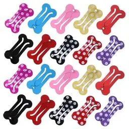 Produktbild: FRCOLOR 20st Krokodilklemme Für Hunde Haarspangen Für Katzen Schnapphaarspangen Bögen Für Hunde Zubehör Für Haarspangen Für Hunde Haarspangen Alligator Mini-bogen Baby Kosmetik